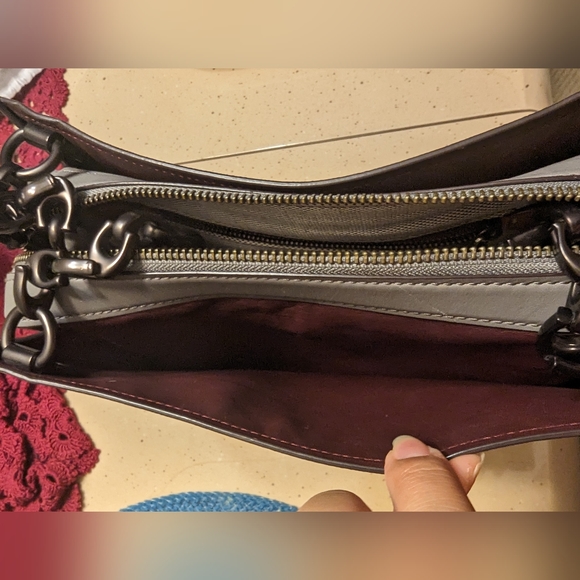 ❌SOLD❌Coach Gray Rogue Shoulder Bag - Picture 7 of 11